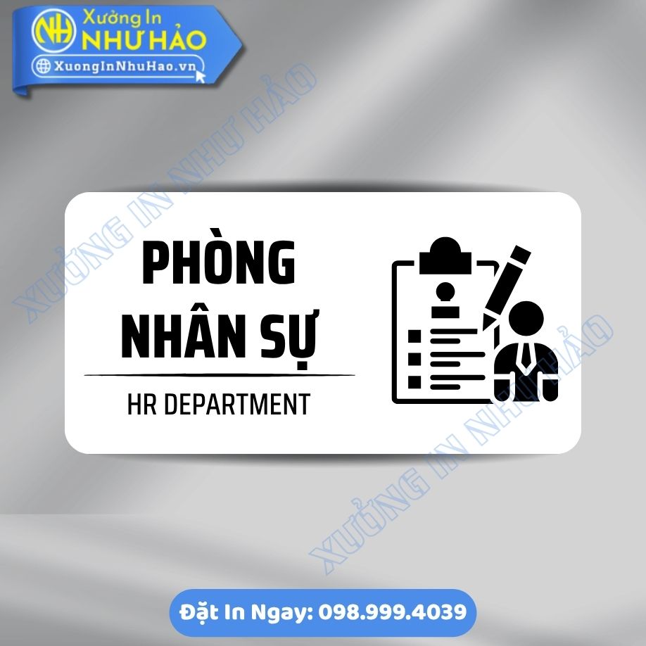 Bien Chi Dan Khu Vuc Phong Nhan Su 3 Biển Chỉ Dẫn Khu Vực Phòng Nhân Sự Alu Mica Cao Cấp, Giải Pháp Nhận Diện Văn Phòng Hiệu Quả
