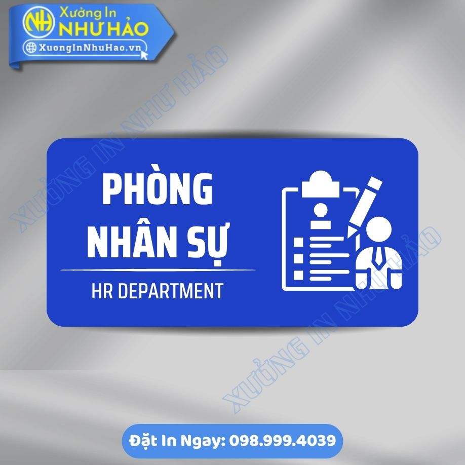 Bien Chi Dan Khu Vuc Phong Nhan Su 5 Biển Chỉ Dẫn Khu Vực Phòng Nhân Sự Alu Mica Cao Cấp, Giải Pháp Nhận Diện Văn Phòng Hiệu Quả