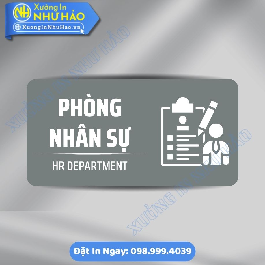 Bien Chi Dan Khu Vuc Phong Nhan Su 6 Biển Chỉ Dẫn Khu Vực Phòng Nhân Sự Alu Mica Cao Cấp, Giải Pháp Nhận Diện Văn Phòng Hiệu Quả