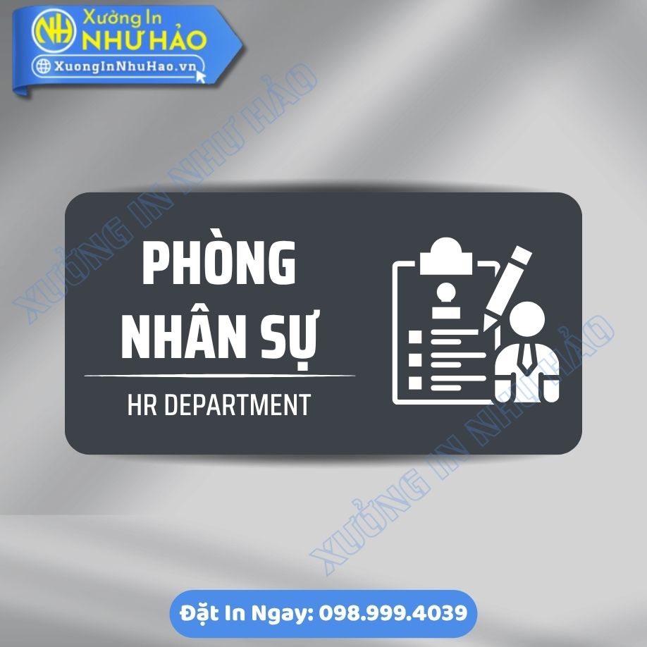 Bien Chi Dan Khu Vuc Phong Nhan Su 7 Biển Chỉ Dẫn Khu Vực Phòng Nhân Sự Alu Mica Cao Cấp, Giải Pháp Nhận Diện Văn Phòng Hiệu Quả