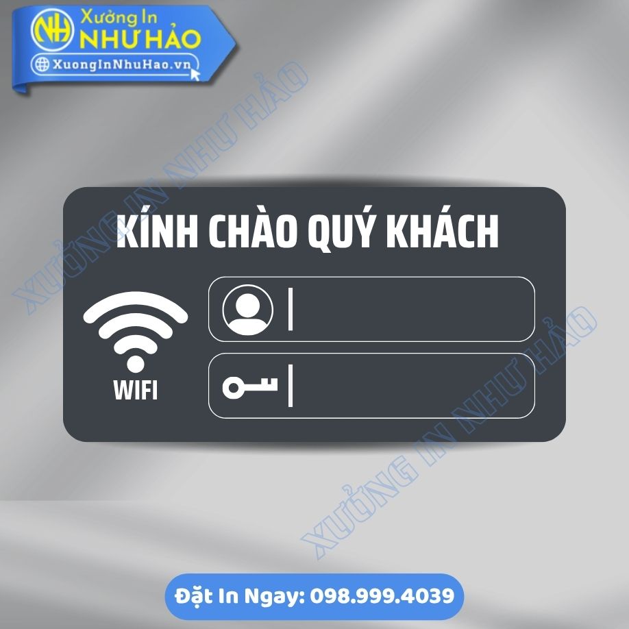 Bien Ghi Thong Tin Password WiFi 7 Biển Ghi Thông Tin Password WiFi Bằng ALu & Mica Theo Yêu Cầu, Thiết Kế Chuyên Nghiệp Cho Văn Phòng, Quán Cafe