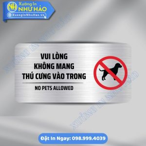 Bien Nhac Nho Khong Mang Thu Cung Vao Trong 1