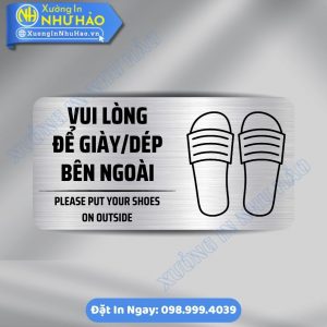 Bien Nhac Nho Vui Long De Giay Dep Ben Ngoai 1