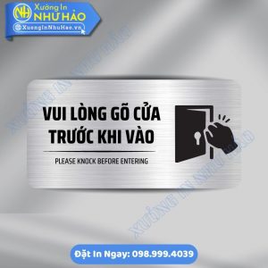 Bien Nhac Nho Vui Long Go Cua Truoc Khi Vao 1
