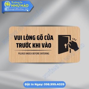 Bien Nhac Nho Vui Long Go Cua Truoc Khi Vao 4