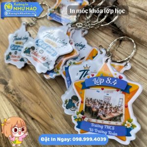In Móc Khóa Mica Lớp Học Theo Yêu Cầu, Quà Tặng Học Sinh, Giáo Viên, Kỷ Niệm Cuối Cấp Ý Nghĩa