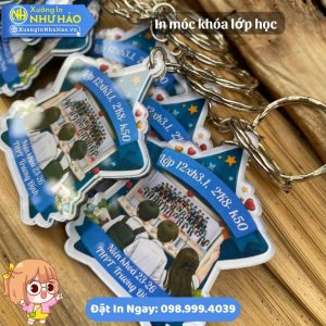 In Móc Khóa Mica Lớp Học Theo Yêu Cầu, Quà Tặng Học Sinh, Giáo Viên, Kỷ Niệm Cuối Cấp Ý Nghĩa