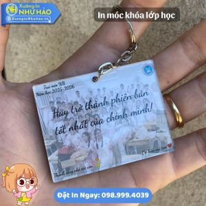 In Móc Khóa Mica Lớp Học Theo Yêu Cầu, Quà Tặng Học Sinh, Giáo Viên, Kỷ Niệm Cuối Cấp Ý Nghĩa