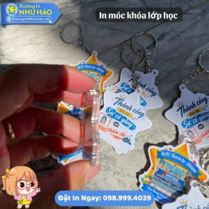 In Móc Khóa Mica Lớp Học Theo Yêu Cầu, Quà Tặng Học Sinh, Giáo Viên, Kỷ Niệm Cuối Cấp Ý Nghĩa