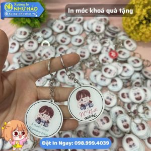 In Móc Khóa Mica Quà Tặng Doanh Nghiệp, Cá Nhân Theo Yêu Cầu, In UV Cao Cấp, Giá Xưởng Cạnh Tranh