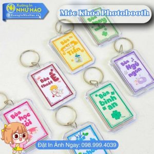 In Móc Khóa Photobooth Khung Ảnh Theo Yêu Cầu, Quà Tặng Sự Kiện, Sinh Nhật, Cưới Hỏi Giá Rẻ