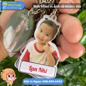 In Móc Khóa Mica Hình Ảnh Cá Nhân, Khắc Tên Theo Yêu Cầu, Quà Tặng Sinh Nhật, Kỷ Niệm Độc Đáo