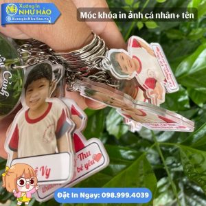 In Móc Khóa Mica Hình Ảnh Cá Nhân, Khắc Tên Theo Yêu Cầu, Quà Tặng Sinh Nhật, Kỷ Niệm Độc Đáo