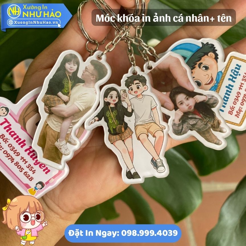 Móc Khóa Hình Cá Nhân