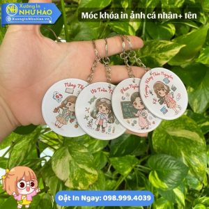 In Móc Khóa Mica Hình Ảnh Cá Nhân, Khắc Tên Theo Yêu Cầu, Quà Tặng Sinh Nhật, Kỷ Niệm Độc Đáo
