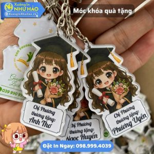 In Móc Khóa Mica Kỷ Niệm Lớp Theo Yêu Cầu, Quà Tặng Học Sinh Cuối Cấp, Thiết Kế Đẹp, Giá Xưởng