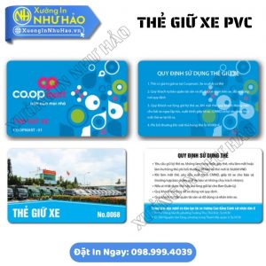 Thẻ Giữ Xe Chung Cư Nhựa PVC – In Mã QR, Mã Vạch, Quản Lý Xe Hiệu Quả