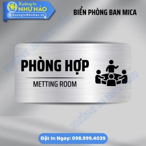 Biển Phòng Ban Mica, Alu Thiết Kế Theo Yêu Cầu Cho Doanh Nghiệp - Xưởng In Như Hảo Sản Xuất Bảng Tên Phòng Chất Lượng Bền Đẹp