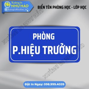 Biển Tên Phòng Học - Lớp Học Chỉ Dẫn Chuẩn - Chất Liệu Mica, ALu Nhôm In UV Đảm Bảo Độ Bền Màu, Dễ Quan Sát