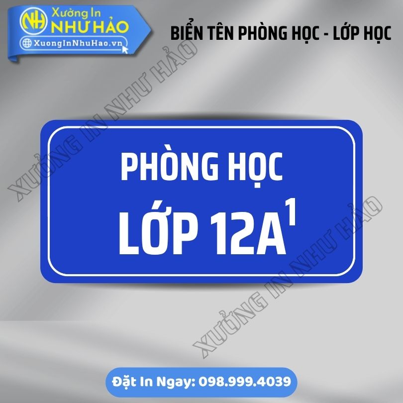 Biển Tên Phòng Học – Lớp Học