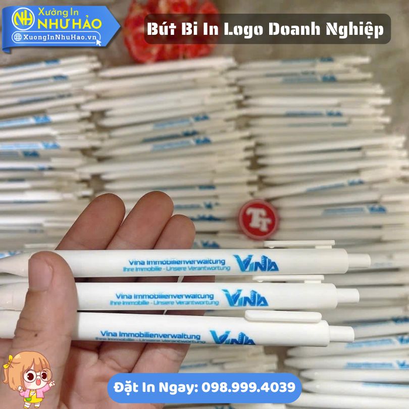 Bút Bi In Logo Doanh Nghiệp – Quà Tặng Thiết Thực, Chi Phí Hợp Lý (1) Bút Bi In Logo Doanh Nghiệp Theo Yêu Cầu - Làm Quà Tặng Thiết Thực, Giá Tại Xưởng