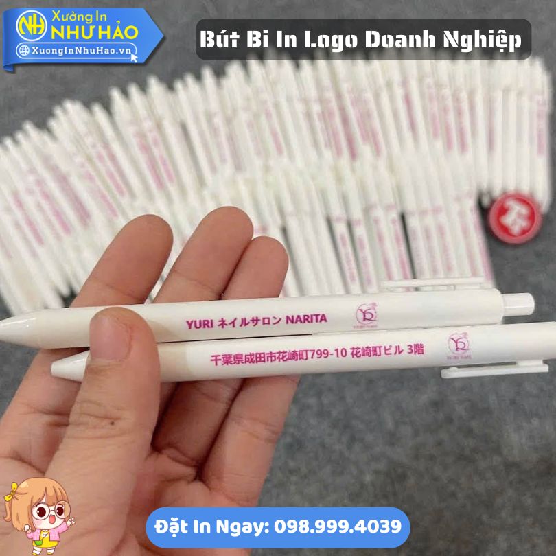 Bút Bi In Logo Doanh Nghiệp – Quà Tặng Thiết Thực, Chi Phí Hợp Lý (2) Bút Bi In Logo Doanh Nghiệp Theo Yêu Cầu - Làm Quà Tặng Thiết Thực, Giá Tại Xưởng