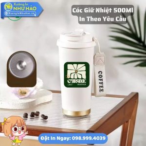 Cóc Giữ Nhiệt 500Ml In Theo Yêu Cầu Giá Sỉ Tốt Nhất Tại Xưởng Như Hảo - Thiết Kế Sang Trọng Cho Quà Tặng Doanh Nghiệp