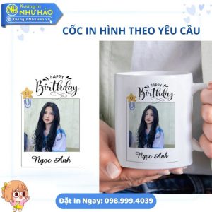Cốc Sứ, Ly Sứ In Ảnh Theo Yêu Cầu Làm Quà Tặng Doanh Nghiệp In Logo Sắc Nét