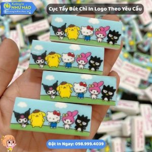 Cục Tẩy Bút Chì In Logo Theo Yêu Cầu Chất Lượng Cao Tại Như Hảo - Cho Doanh Nghiệp Làm Quà Tặng Học Sinh