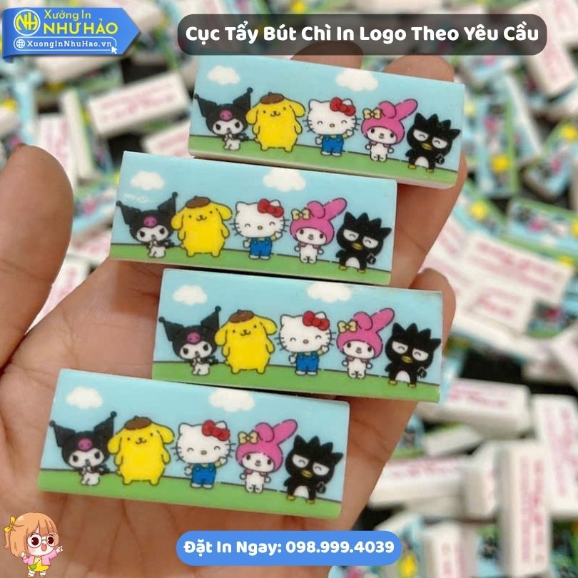 Cuc Tay But Chi In Logo Theo Yeu Cau 3 Cục Tẩy Bút Chì In Logo Theo Yêu Cầu Chất Lượng Cao Tại Như Hảo - Cho Doanh Nghiệp Làm Quà Tặng Học Sinh