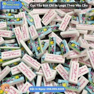 Cục Tẩy Bút Chì In Logo Theo Yêu Cầu Chất Lượng Cao Tại Như Hảo - Cho Doanh Nghiệp Làm Quà Tặng Học Sinh