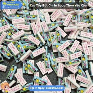 Cục Tẩy Bút Chì In Logo Theo Yêu Cầu Chất Lượng Cao Tại Như Hảo - Cho Doanh Nghiệp Làm Quà Tặng Học Sinh