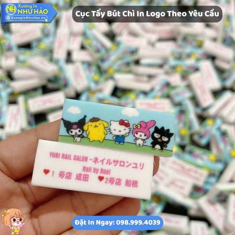 Cuc Tay But Chi In Logo Theo Yeu Cau Cục Tẩy Bút Chì In Logo Theo Yêu Cầu Chất Lượng Cao Tại Như Hảo - Cho Doanh Nghiệp Làm Quà Tặng Học Sinh