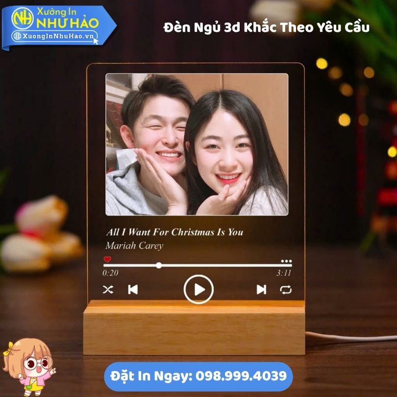 Den Ngu 3d Khac Theo Yeu Cau 4 Đèn Ngủ 3d Khắc Theo Yêu Cầu Khắc Hình Chân Dung Ngày Kỷ Niệm Theo Yêu Cầu Đế Gỗ Led