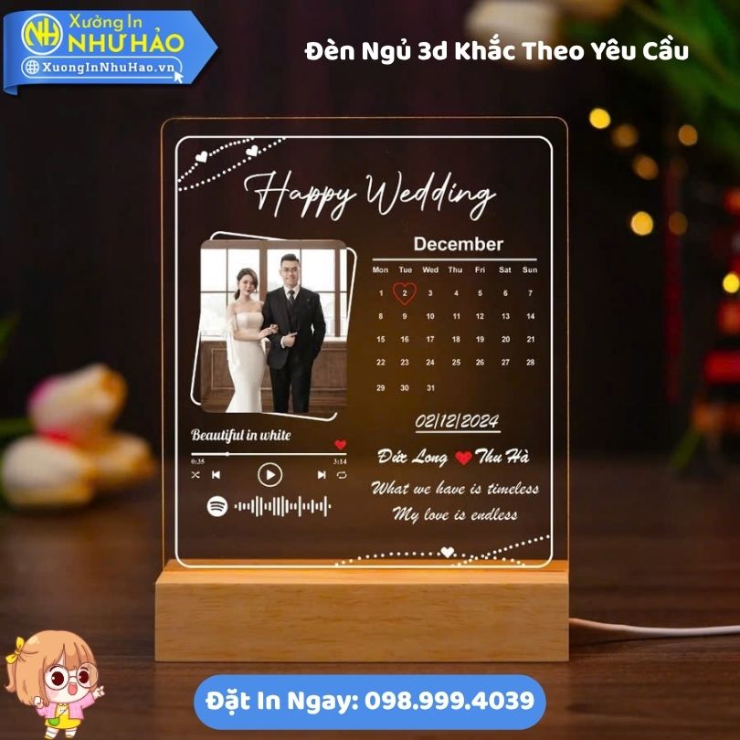 Den Ngu 3d Khac Theo Yeu Cau 8 Đèn Ngủ 3d Khắc Theo Yêu Cầu Khắc Hình Chân Dung Ngày Kỷ Niệm Theo Yêu Cầu Đế Gỗ Led
