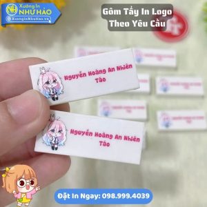 Báo Giá Đặt Làm Gôm Tẩy In Logo Theo Yêu Cầu Số Lượng Sỉ Cho Trường Học