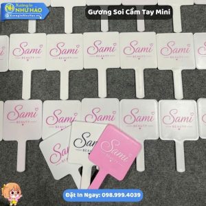Gương Soi Cầm Tay Mini In Theo Yêu Cầu Giá Sỉ - Xưởng In Như Hảo Nhận Đặt Hàng Số Lượng Lớn Giao Nhanh Toàn Quốc