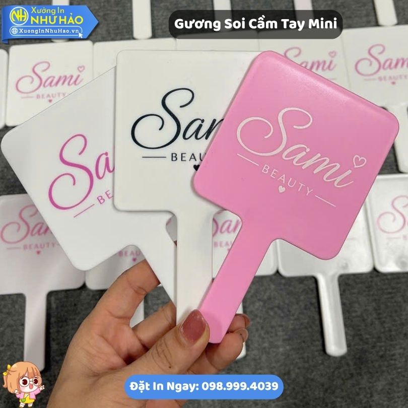 Guong Soi Cam Tay Mini Gương Soi Cầm Tay Mini In Theo Yêu Cầu Giá Sỉ - Xưởng In Như Hảo Nhận Đặt Hàng Số Lượng Lớn Giao Nhanh Toàn Quốc