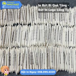 In Bút Bi Quà Tặng - Bút In Logo Công Ty Theo Yêu Cầu Giá Sỉ Tại Xưởng In Như Hảo