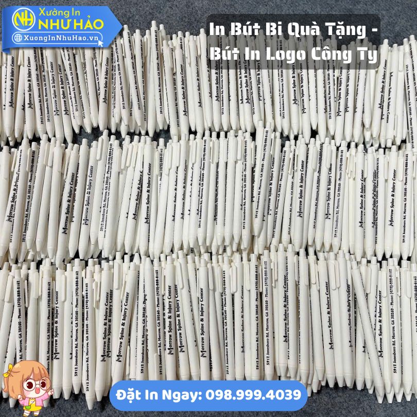In Bút Bi Quà Tặng – Bút In Logo Công Ty (3) In Bút Bi Quà Tặng - Bút In Logo Công Ty Theo Yêu Cầu Giá Sỉ Tại Xưởng In Như Hảo