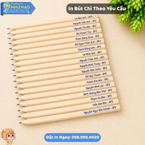 In Bút Chì Theo Yêu Cầu Giá Rẻ - Làm Quà Tặng Doanh Nghiệp Uy Tín
