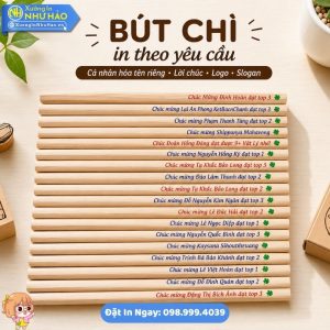 In Bút Chì Theo Yêu Cầu Giá Rẻ - Làm Quà Tặng Doanh Nghiệp Uy Tín