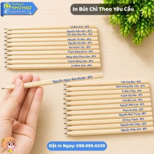 In Bút Chì Theo Yêu Cầu Giá Rẻ - Làm Quà Tặng Doanh Nghiệp Uy Tín
