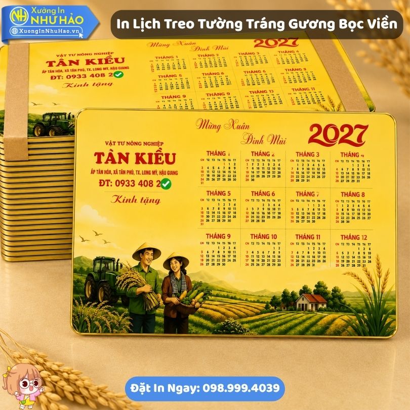 In Lich Treo Tuong Trang Guong Boc Vien 5 Xưởng In Lịch Treo Tường Tráng Gương Bọc Viền Theo Yêu Cầu Đẹp - Đặt Làm Lịch Tết Theo Yêu Cầu Giá Tốt Tại Xưởng Như Hảo