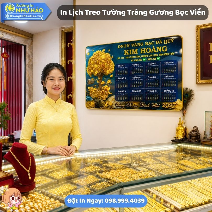 In Lich Treo Tuong Trang Guong Boc Vien Xưởng In Lịch Treo Tường Tráng Gương Bọc Viền Theo Yêu Cầu Đẹp - Đặt Làm Lịch Tết Theo Yêu Cầu Giá Tốt Tại Xưởng Như Hảo
