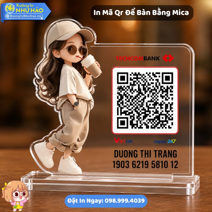 In Ma Qr De Ban Bang Mica 5 In Mã Qr Để Bàn Bằng Mica Theo Yêu Cầu Thiết Kế Đẹp Tại Xưởng Như Hảo - Giải Pháp Thanh Toán Nhanh Cho Cửa Hàng Của Bạn