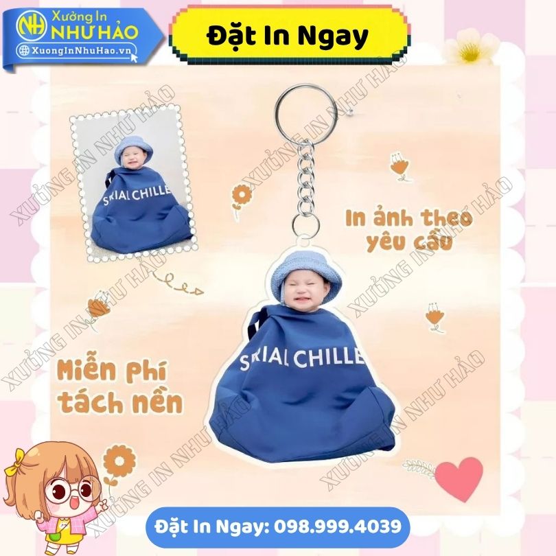 In Móc Khoá Cắt Viền Theo Ảnh – Móc Khóa Phụ Kiện Trang Trí Balo (5) Đặt In Móc Khoá Cắt Viền Theo Ảnh - Móc Khóa Phụ Kiện Trang Trí Balo Theo Yêu Cầu Chất Liệu Móc Khóa Mica Siêu Bền