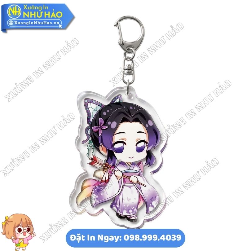 In Móc Khóa Mica - Móc Khóa In Nhân Vật Hoạt Hình Anime (1) Xưởng In Móc Khóa Mica Anime Demon Slayer Theo Yêu Cầu Thiết Kế Chuyên Nghiệp