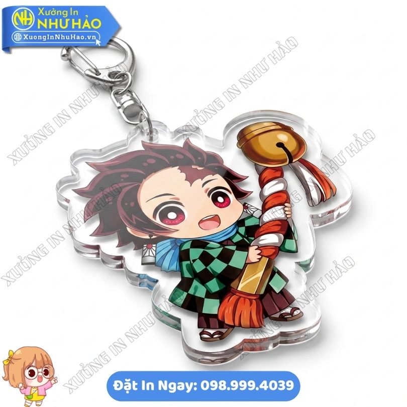 In Móc Khóa Mica – Móc Khóa In Nhân Vật Hoạt Hình Anime (2) Xưởng In Móc Khóa Mica Anime Demon Slayer Theo Yêu Cầu Thiết Kế Chuyên Nghiệp