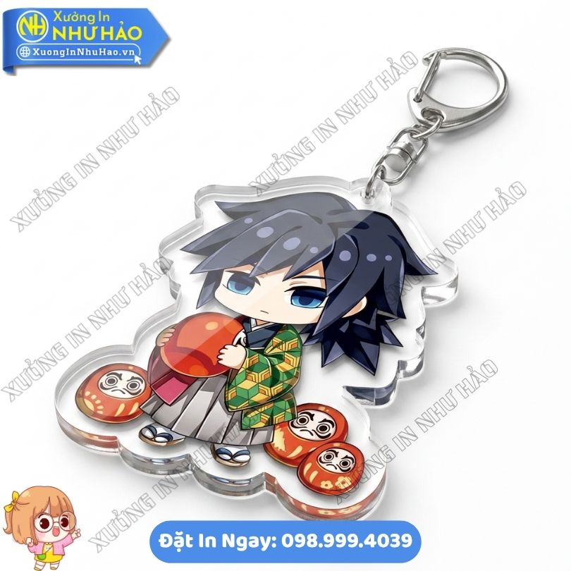 In Móc Khóa Mica – Móc Khóa In Nhân Vật Hoạt Hình Anime (3) Xưởng In Móc Khóa Mica Anime Demon Slayer Theo Yêu Cầu Thiết Kế Chuyên Nghiệp